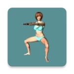 legs workout - calves & thighs android application logo